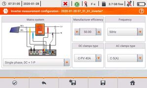 Scheda collaudo inverter fotovoltaico