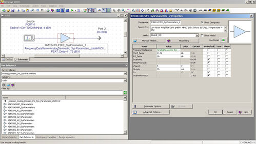 Tipico modello con Sys-parameter in Keysight Genesys