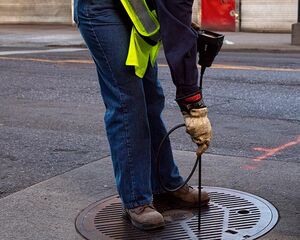 Ispezione tombino con videoscopio