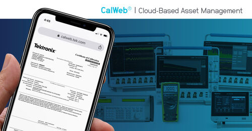 Accesso da mobile a Tektronix CalWeb