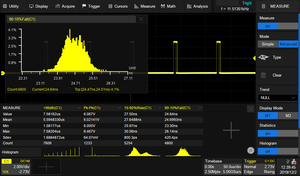 Misure avanzate con oscilloscopio T3DSO3000