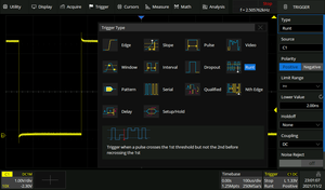Impostazioni di Trigger