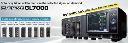 Sistema di acquisizione dati modulare Graphtec GL7000