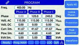 Programmazione alimentatore AFX