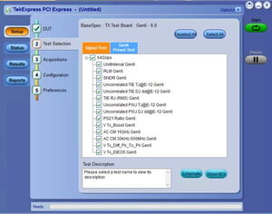 Test su trasmettitori PCI Gen6