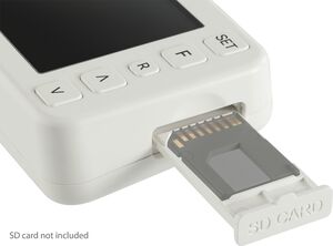 Le misure sui consumi vengono salvate su scheda SD