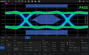 Opzione TDR e test con maschera
