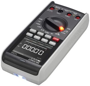 Multimetro Voltcraft VC891 con torcia, display TFT e selettore illuminato