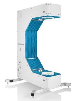 Sistema di collaudo dei radome automobilistici paraurti R&S QAR50