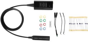 Le sonde differenziali attive della serie SAP5000D hanno una larghezza di banda di 5 GHz, un tempo di salita di 80 ps, una capacità d'ingresso differenziale di 350 fF e un rapporto di attenuazione di 10:1