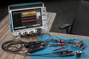 Oscilloscopio e sonde Tektronix