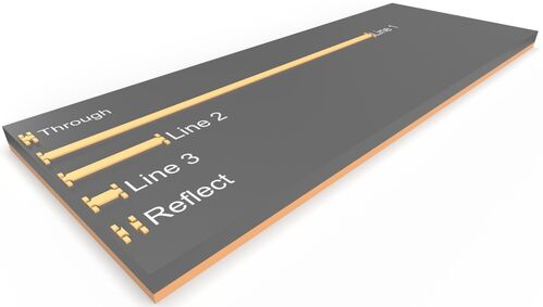 Calsubstrate TRL a tre Line