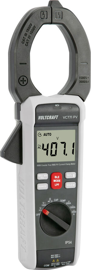 Pinza amperometrica ad alta potenza Volcraft VC-771