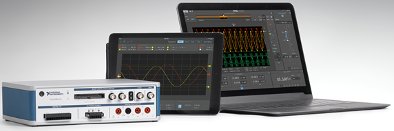 NI VirtualBench con tablet e PC NI VirtualBench con tablet e PC