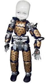 li che ricoprono iCub, il robot umanoide sviluppato dall'Istituto Italiano di Tecnologia