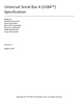 Specifiche tecniche USB4