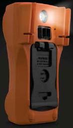 Torcia elettrica sul retro del DMM palmare Agilent