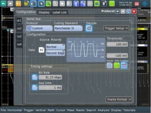Impostazioni personalizzate codifica Mancherster