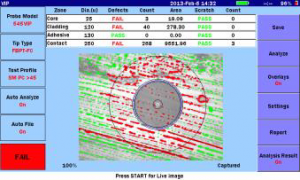 Analisi connettore fibra ottica