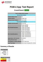 Report conformità segnali PAM-4