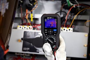 Scansione termica su un impianto elettrico