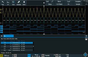 Segnali analogici e digitali insieme con opzione MSO