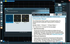 Procedura guidata per misurare i parametri S