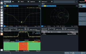 Misure multiple su reti e spettro