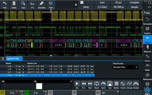 Lunghe sequenze di comandi sui bus seriali catturate con la memoria segmentata