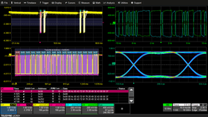 Schermata oscilloscopio Teledyne LeCroy WavePro HD