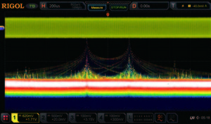 FFT su oscilloscopio Rigol MSO5000