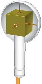 Struttura tridimensionale del sensore di campo elettrico