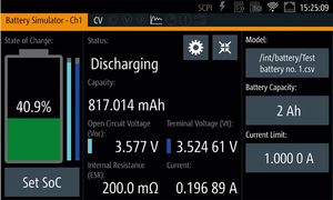 Funzione emulazione batteria