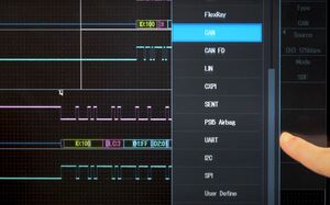 Trigger e analisi di bus seriali