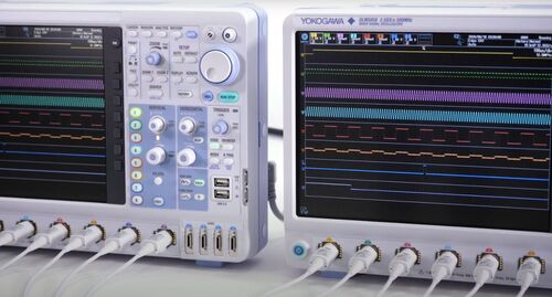Sincronizzazione di 2 oscilloscopi per ottenere 16 canali di misura analogici