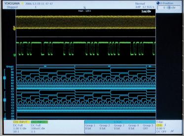 Oscilloscopio per segnali misti