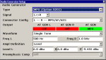 Impostazioni generatore segnali audio