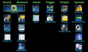 Interfaccia touch a icone