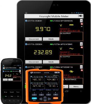 Telecontrollo del multimetro tramite app